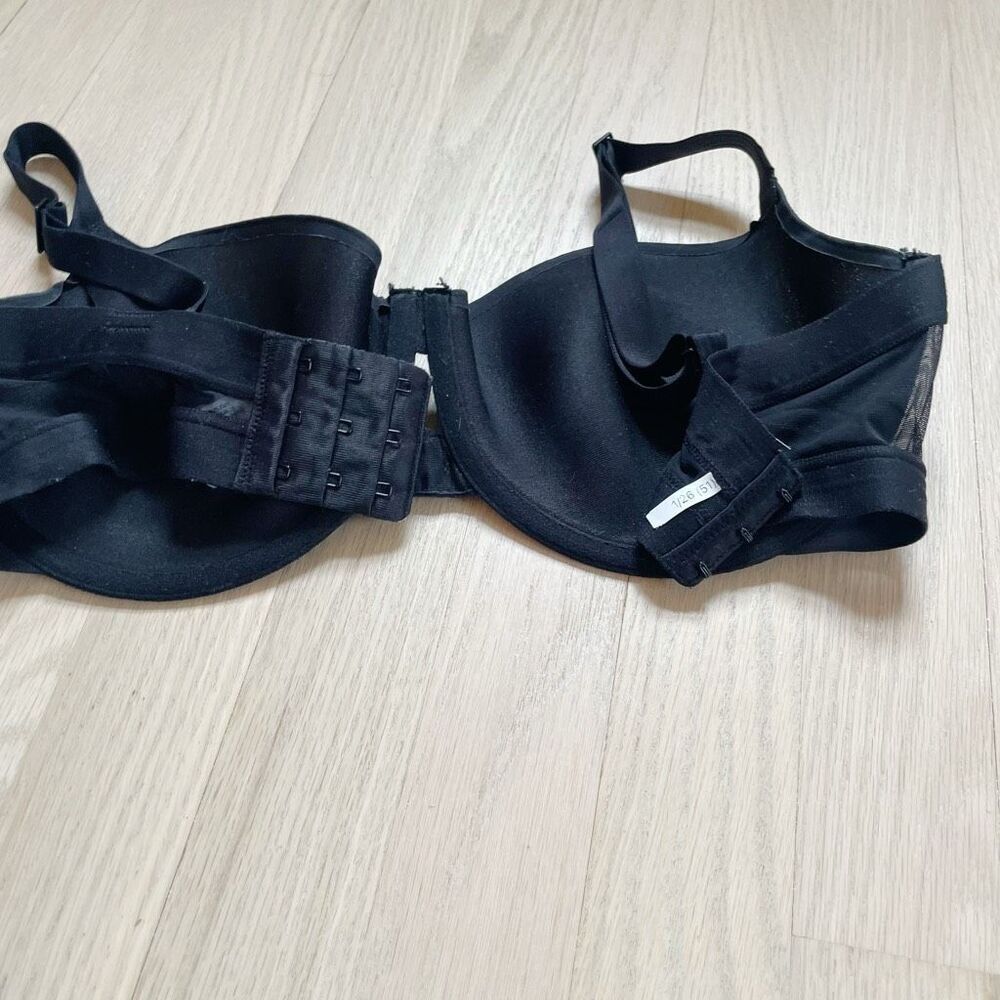BUY 1 GET 1 FREE DNKY black mesh bra 34dd cooling Balconette dk4940 lightweight - Picture 6 of 7
